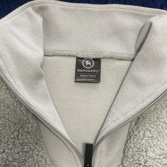 Backcountry gray fleece 1/4 zip - Picture 5 of 8